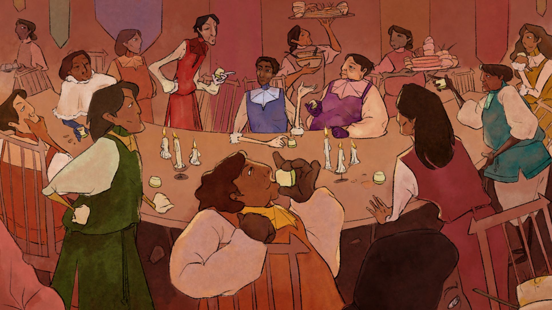 Banquet in Mishnory - Key Beat Illustration