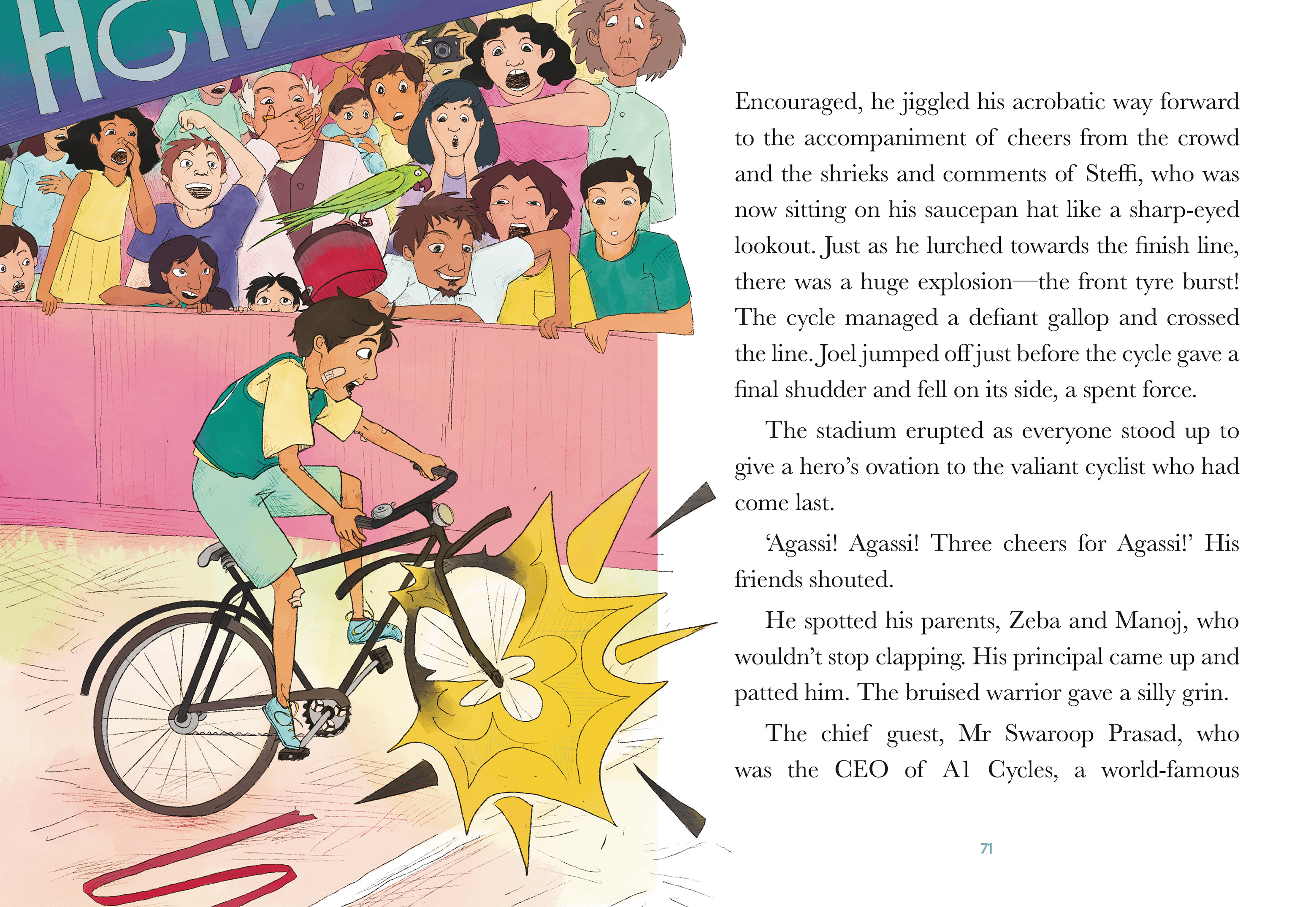 A spread from the book