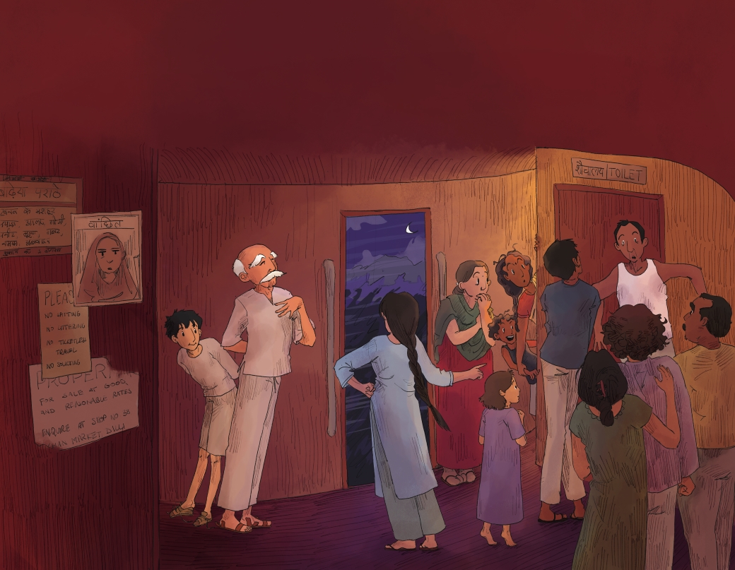 A spread from the book