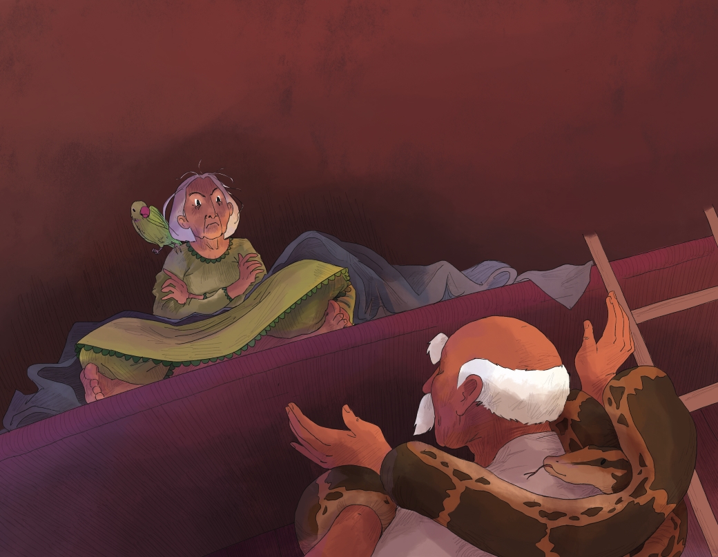 A spread from the book