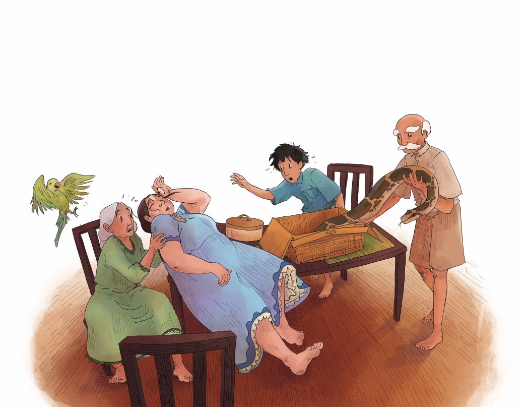 A spread from the book